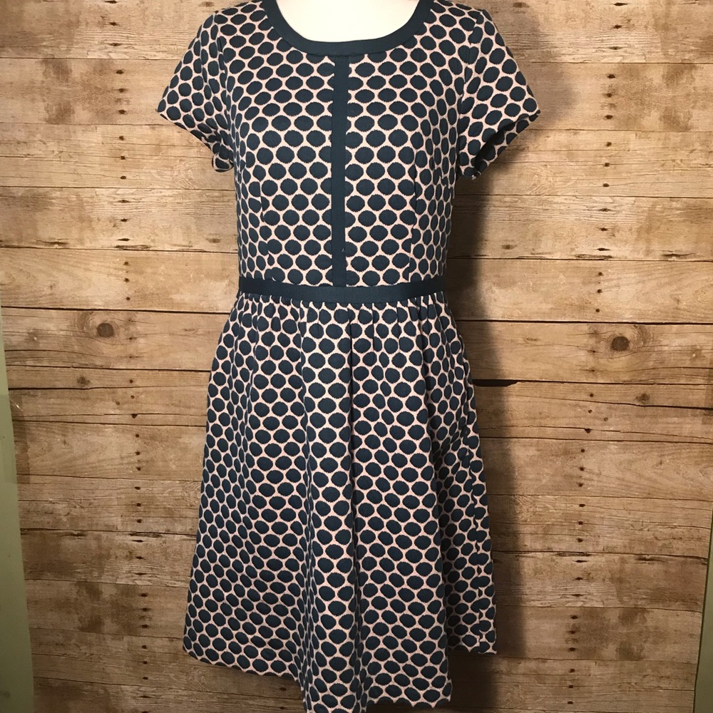 Short sleeve Boden dress with pockets size 6 teal